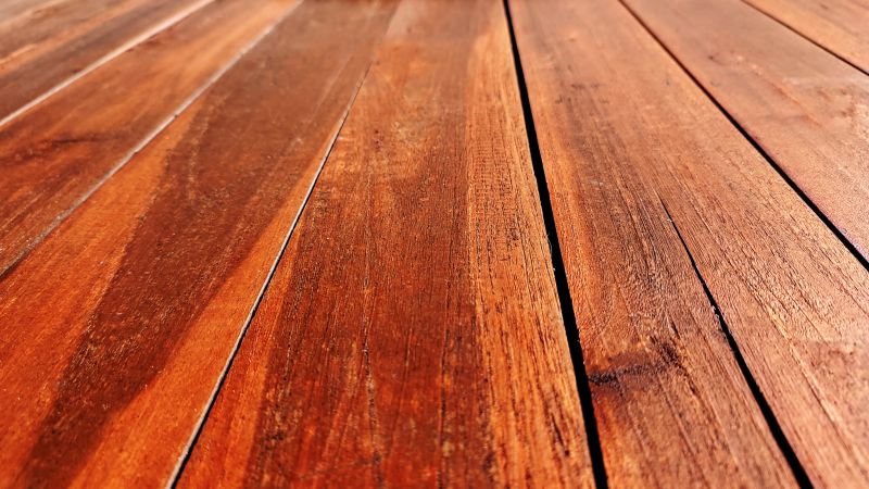 Refinished Wooden Deck